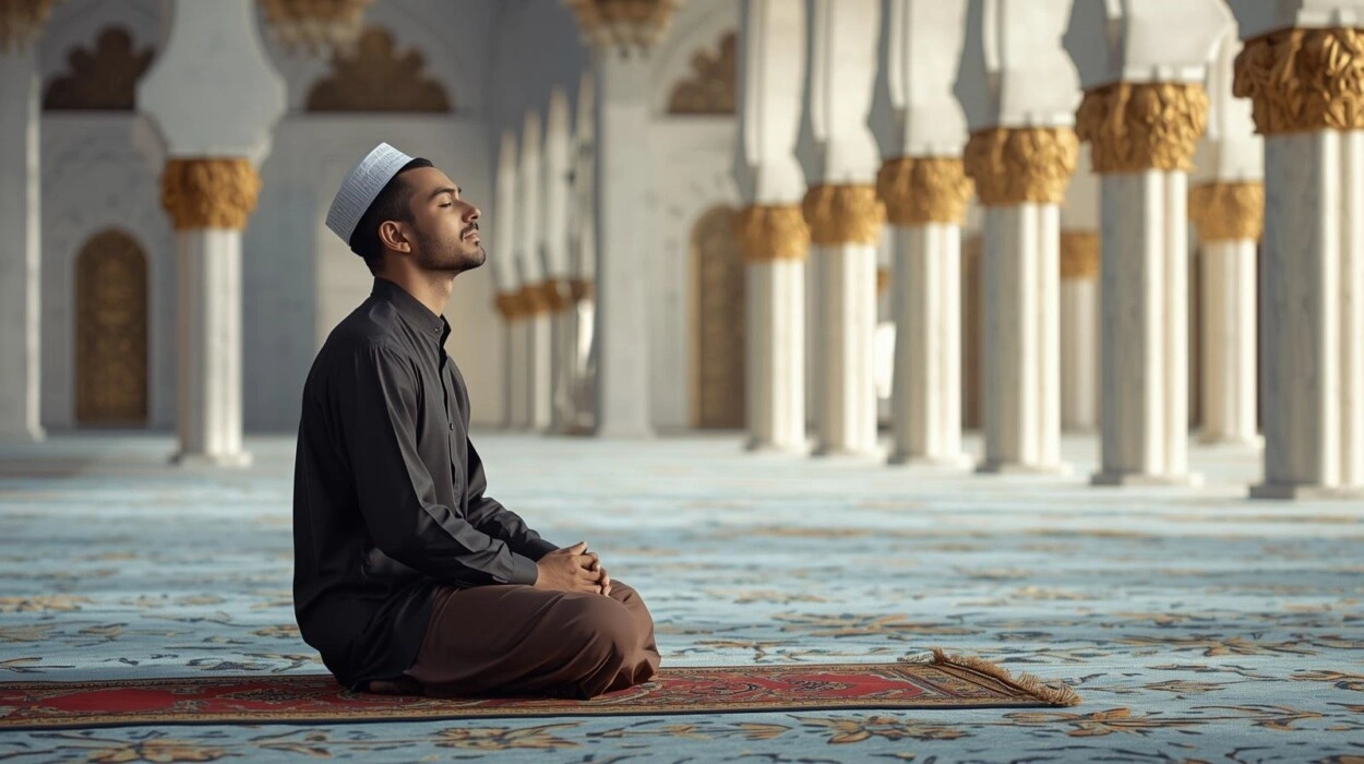 Peringatan Isra Miraj 2026 mengajak kita berhenti sejenak — menengadah, mengingat kembali bahwa hidup ini punya arah langit. (Ilustrasi AI/TRENDS.co.id)